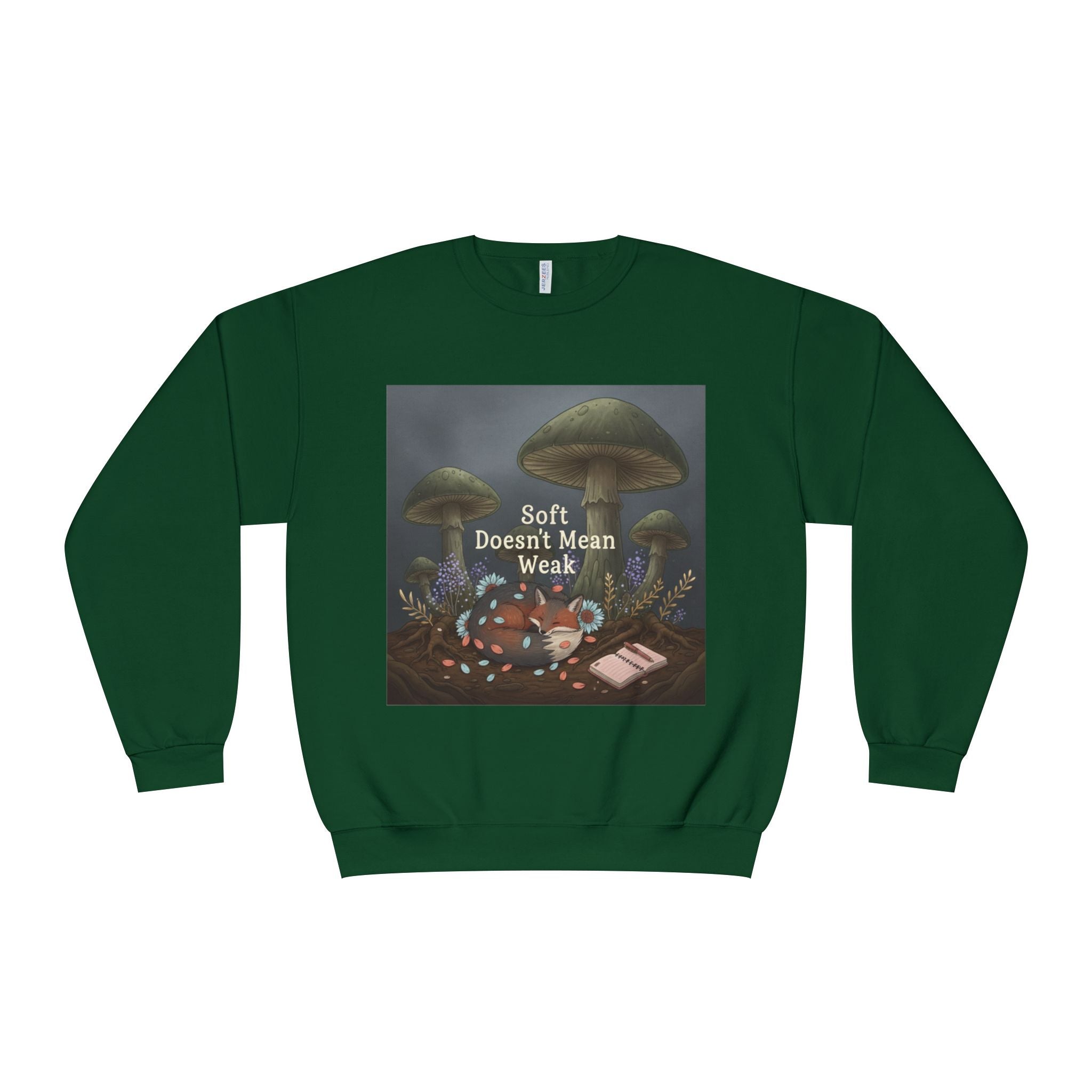 Fox Crewneck Sweatshirt – Soft Doesnt Mean Weak