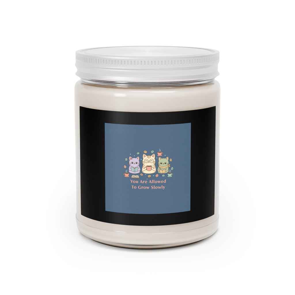 Cats With Glasses Scented Candle – You Are Allowed to Grow Slowly