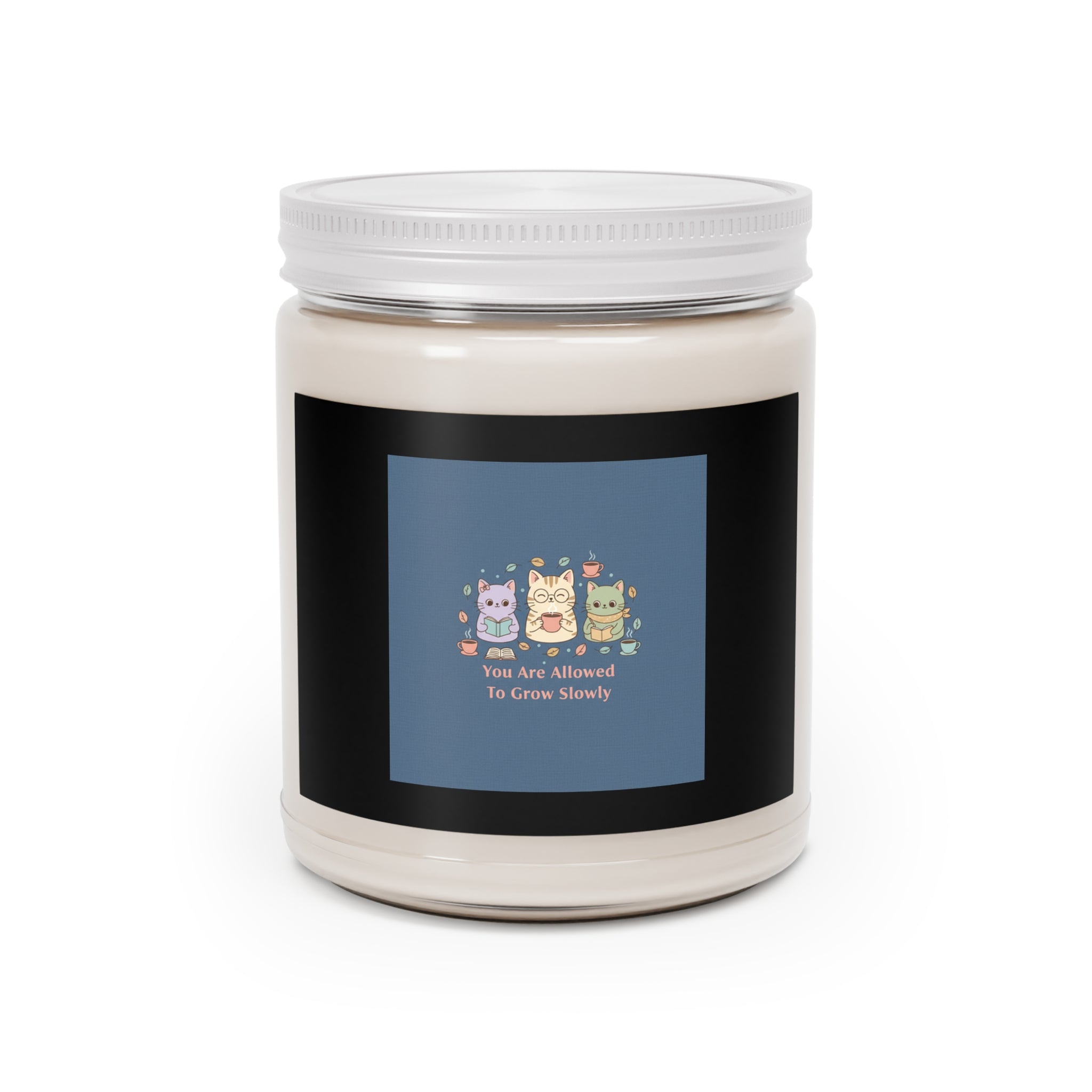 Cats With Glasses Scented Candle – You Are Allowed to Grow Slowly