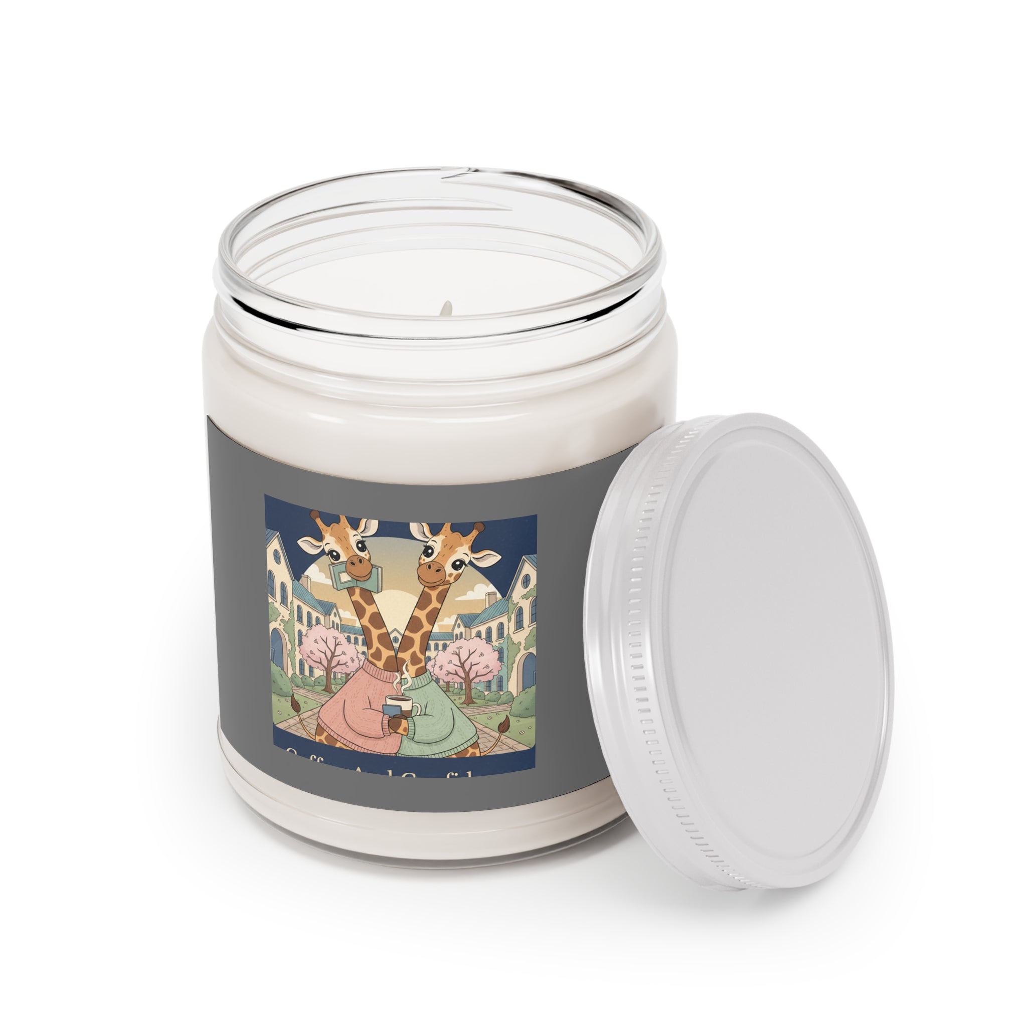 Giraffes Scented Candle – Coffee and Confidence