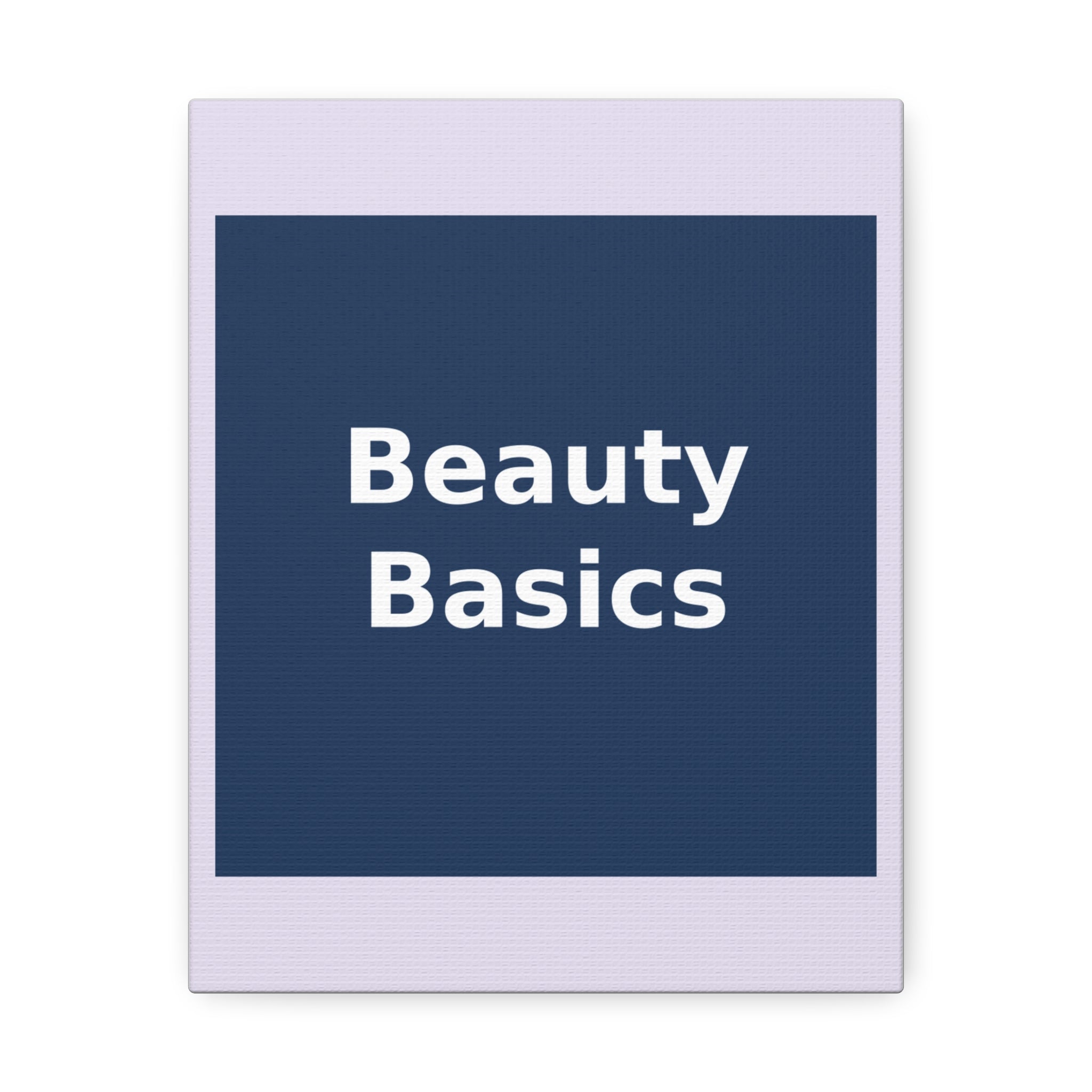 "Beauty Basics" Black Cat Canvas | College Girl Gift | Fashion | KayKay Classics