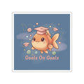 Goldfish Die-Cut Sticker – Goals on Goals
