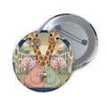 Giraffes Pin Button – Coffee and Confidence