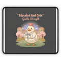 Duck In A Cardigan Mouse Pad – Educated and Cute Gentle Strength