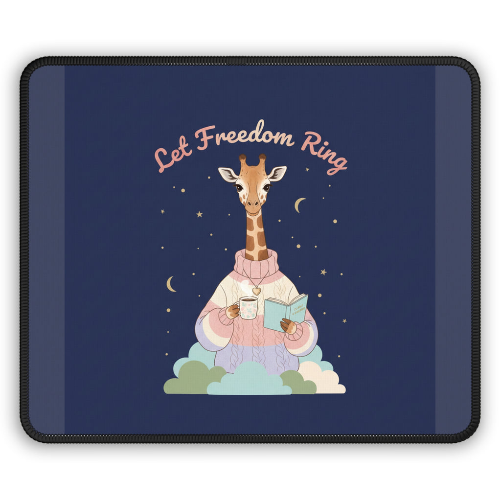 Giraffe Mouse Pad – Let Freedom Ring