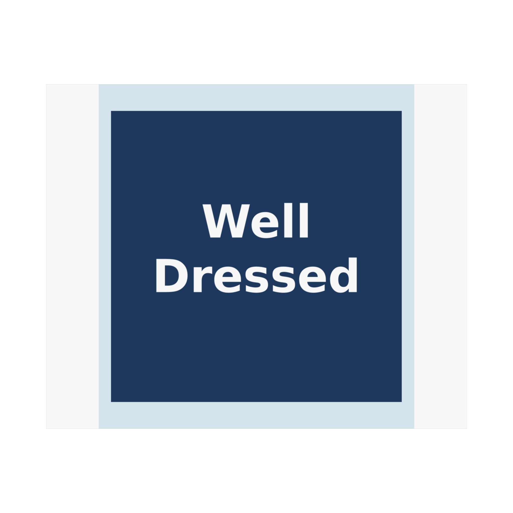 "Well Dressed" Black Cat Poster | Trendy Gift for Her | Lifestyle | KayKay Classics