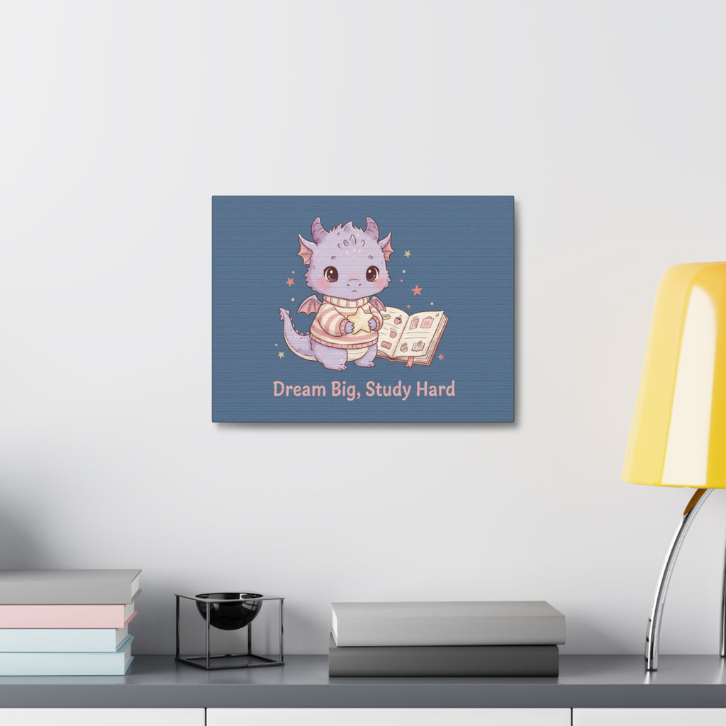 Dragon Canvas Print – Dream Big Study Hard
