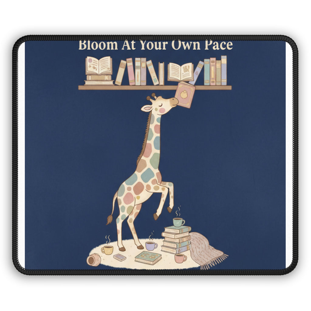 Giraffe Mouse Pad – Bloom at Your Own Pace