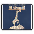 Giraffe Mouse Pad – Bloom at Your Own Pace