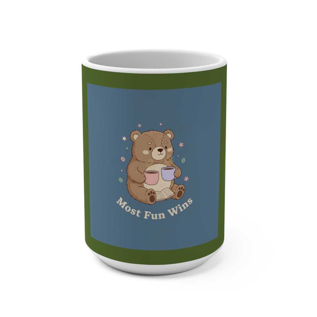 Bear Mug 15oz – Most Fun Wins