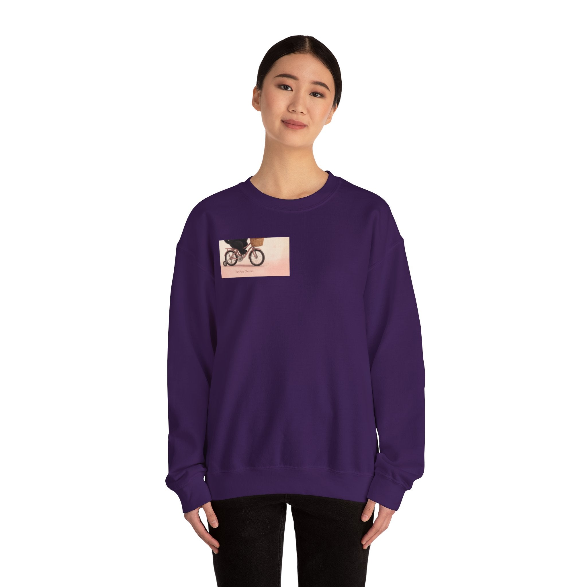 "Life Behind Bars" Black Cat Crewneck | College Girl Gift | Fashion | KayKay Classics