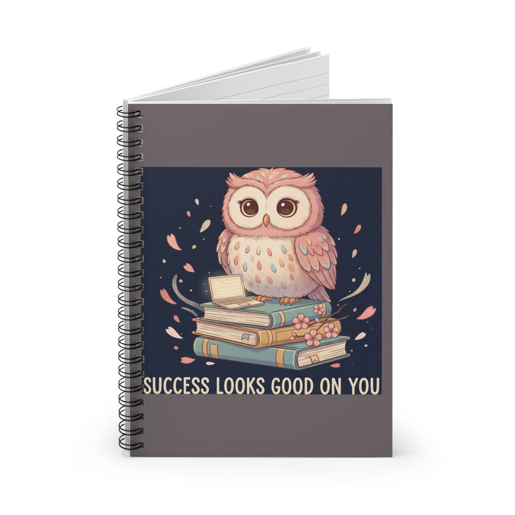 Owl Spiral Notebook – Success Looks Good on You