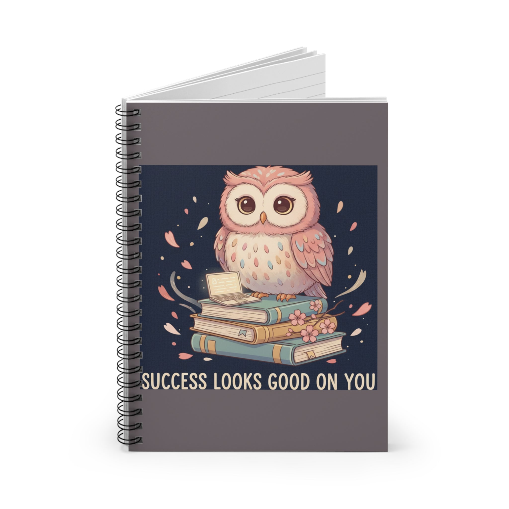 Owl Spiral Notebook – Success Looks Good on You