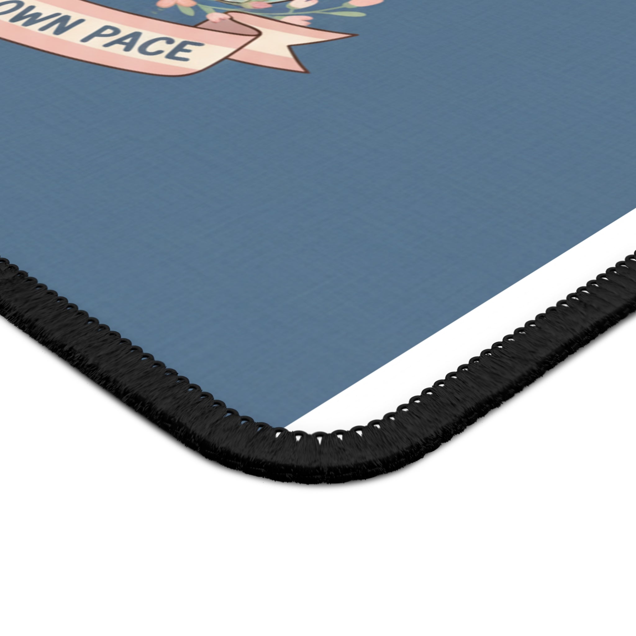 Bunny Mouse Pad – Bloom at Your Own Pace