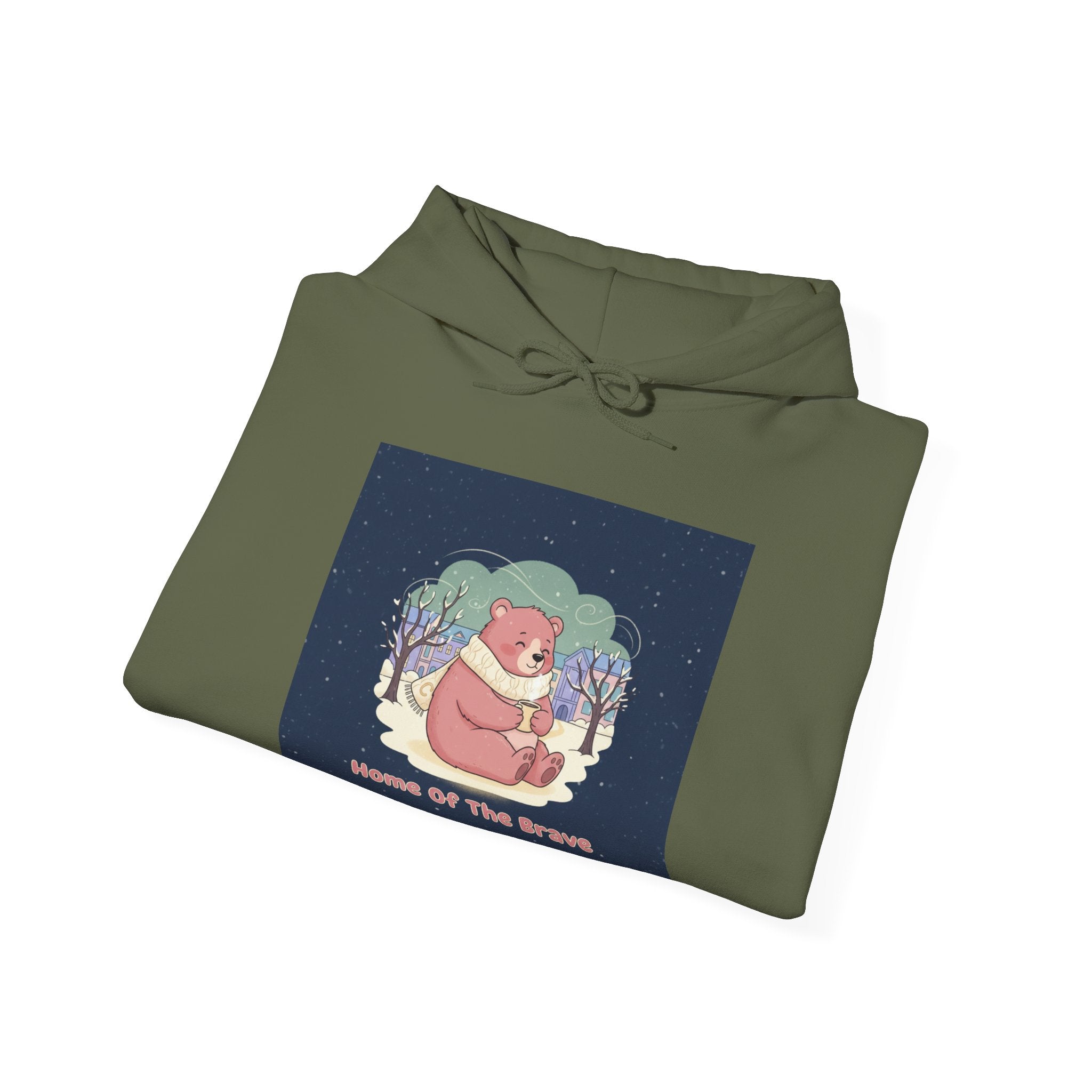 Bear Hoodie – Home of the Brave