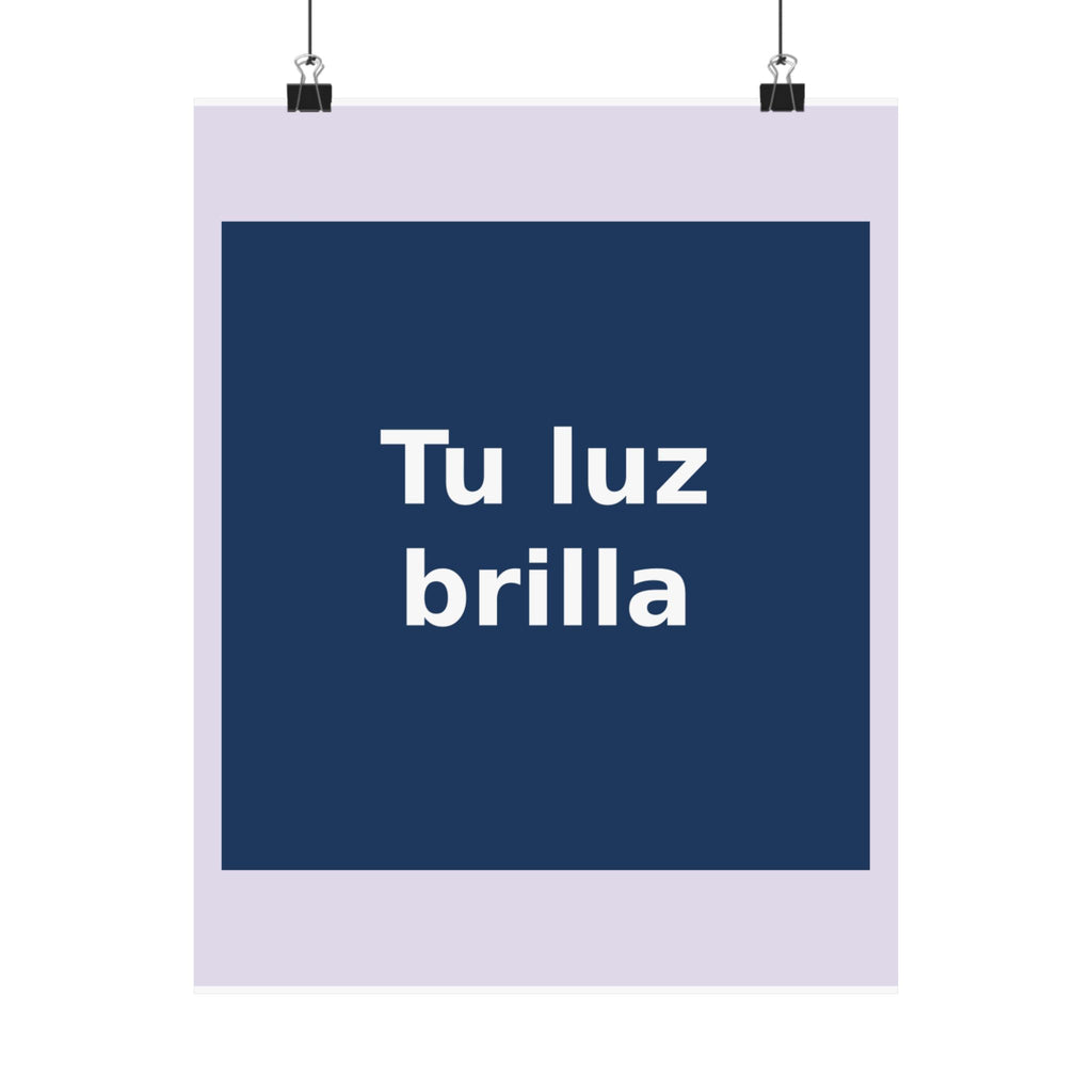 "Tu luz brilla" Black Cat Poster | Trendy Gift for Her | Lifestyle | KayKay Classics