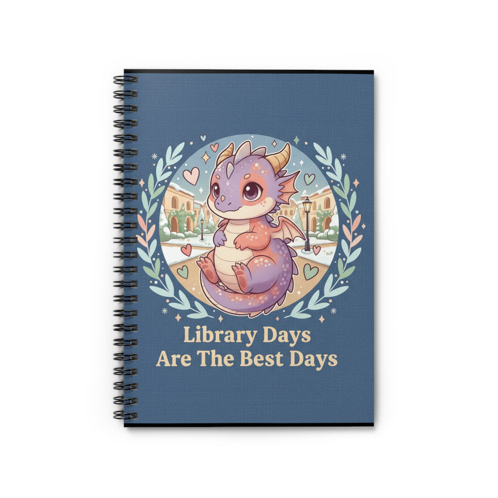 Library Days Are the Best Days Spiral Notebook