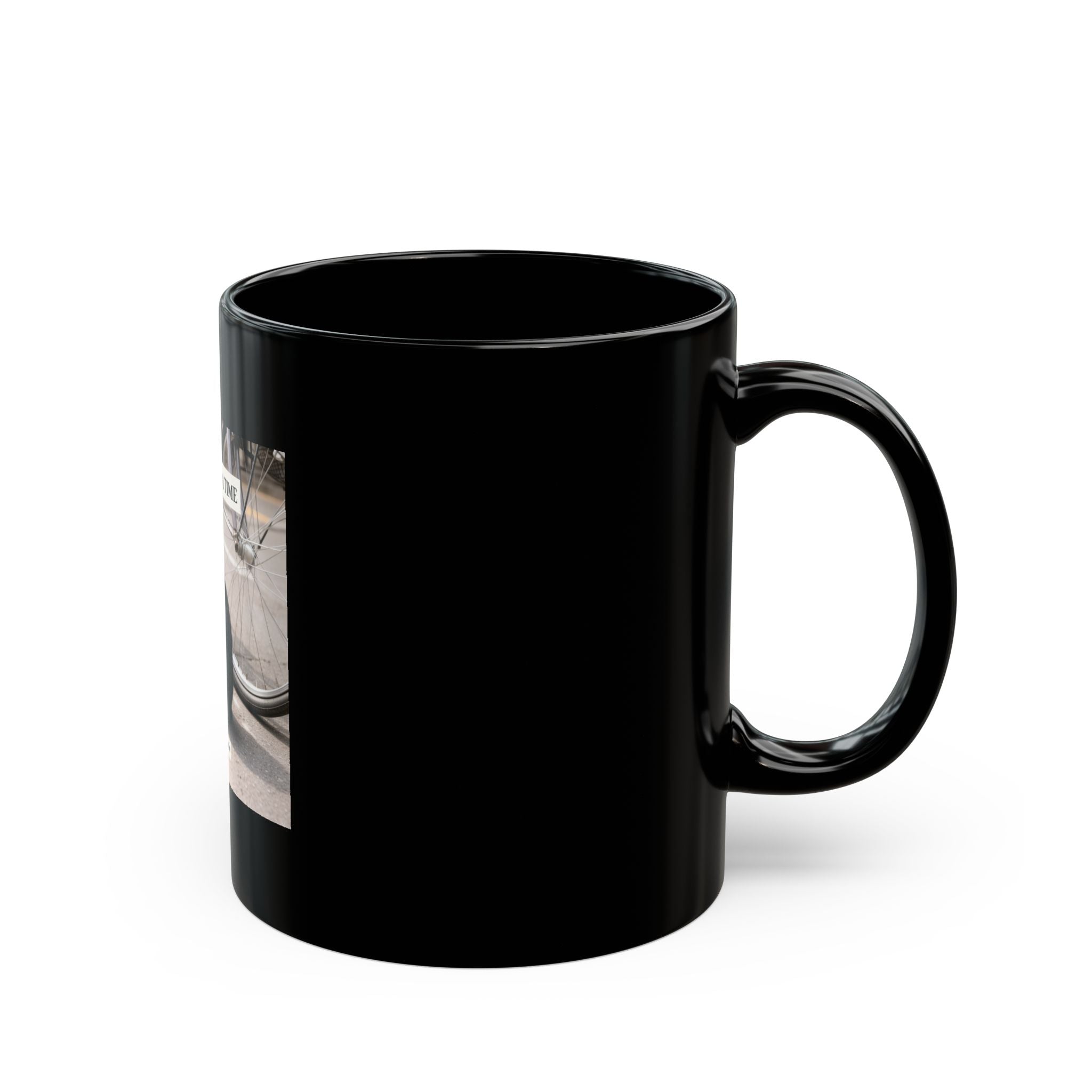 ONE STEP AT A TIME Black Mug