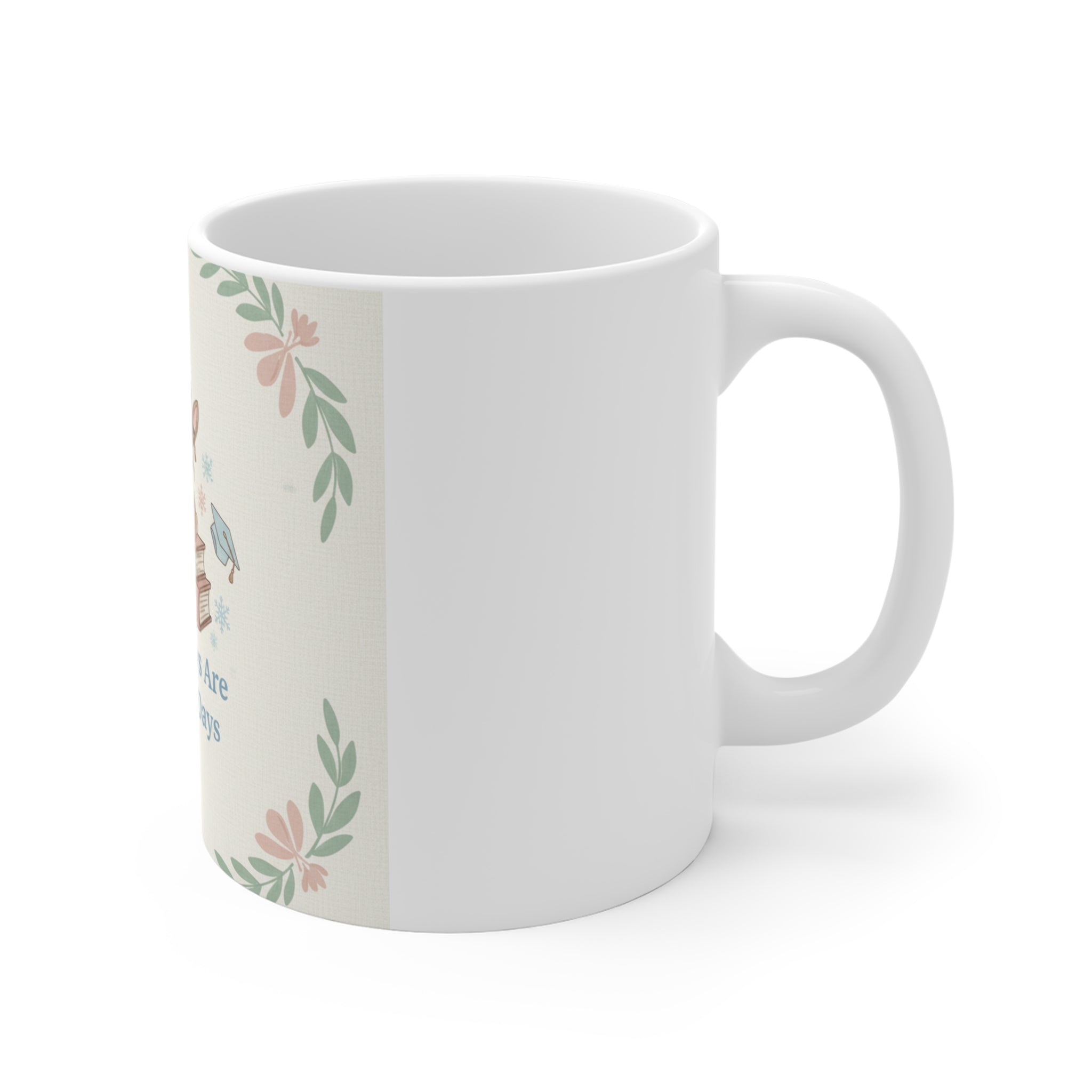 Library Days Are The Best Days Rabbits Mug 11oz