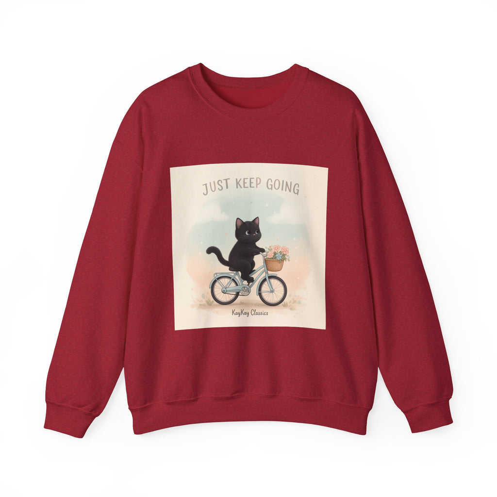 "Design" Black Cat Crewneck | College Girl Gift | Fashion | KayKay Classics