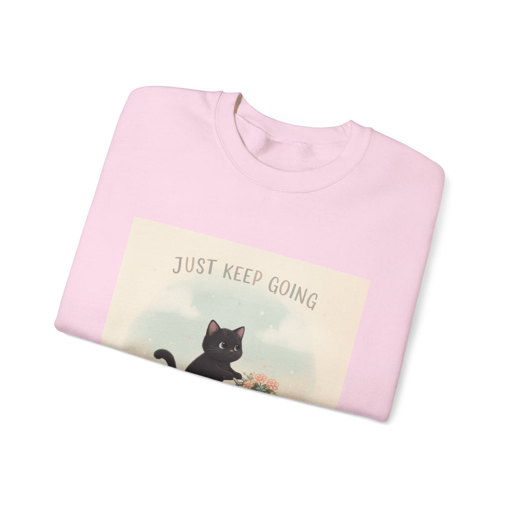 "Design" Black Cat Crewneck | College Girl Gift | Fashion | KayKay Classics