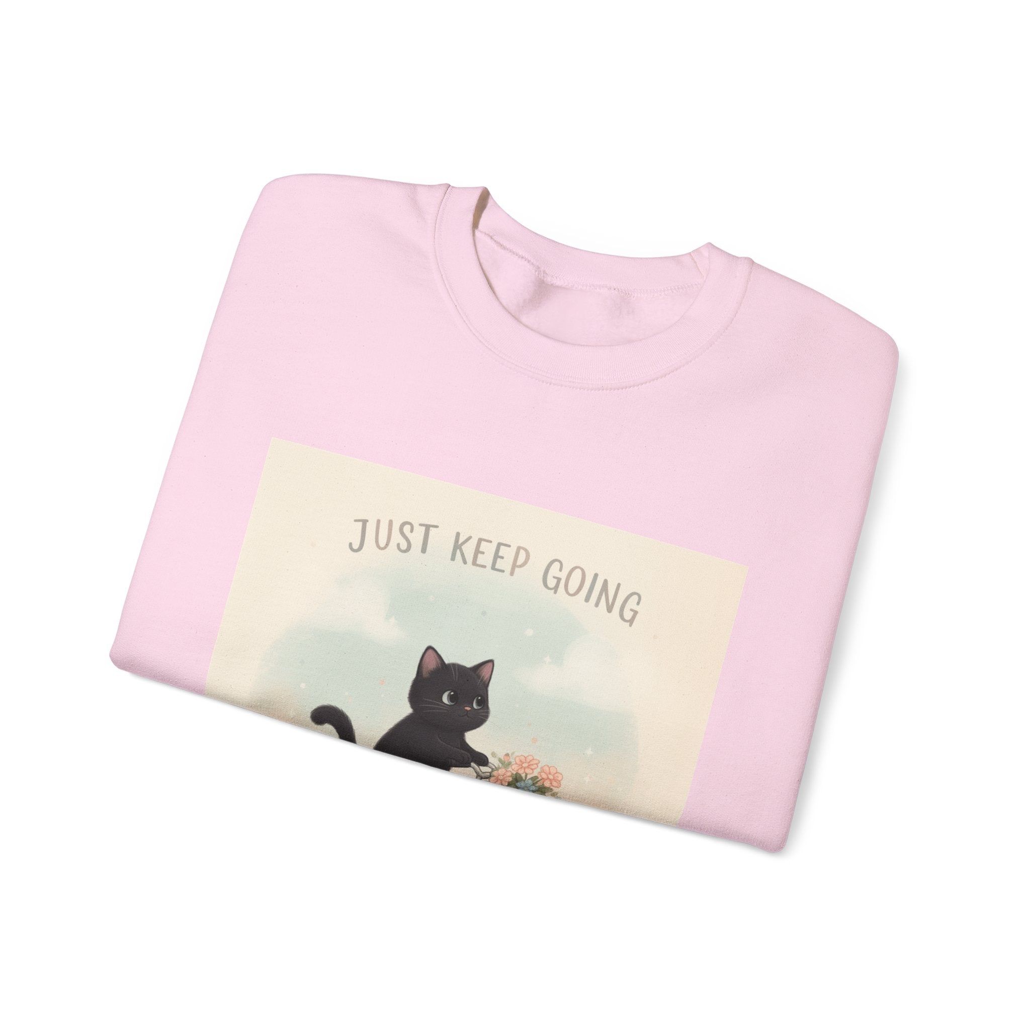 "Design" Black Cat Crewneck | College Girl Gift | Fashion | KayKay Classics