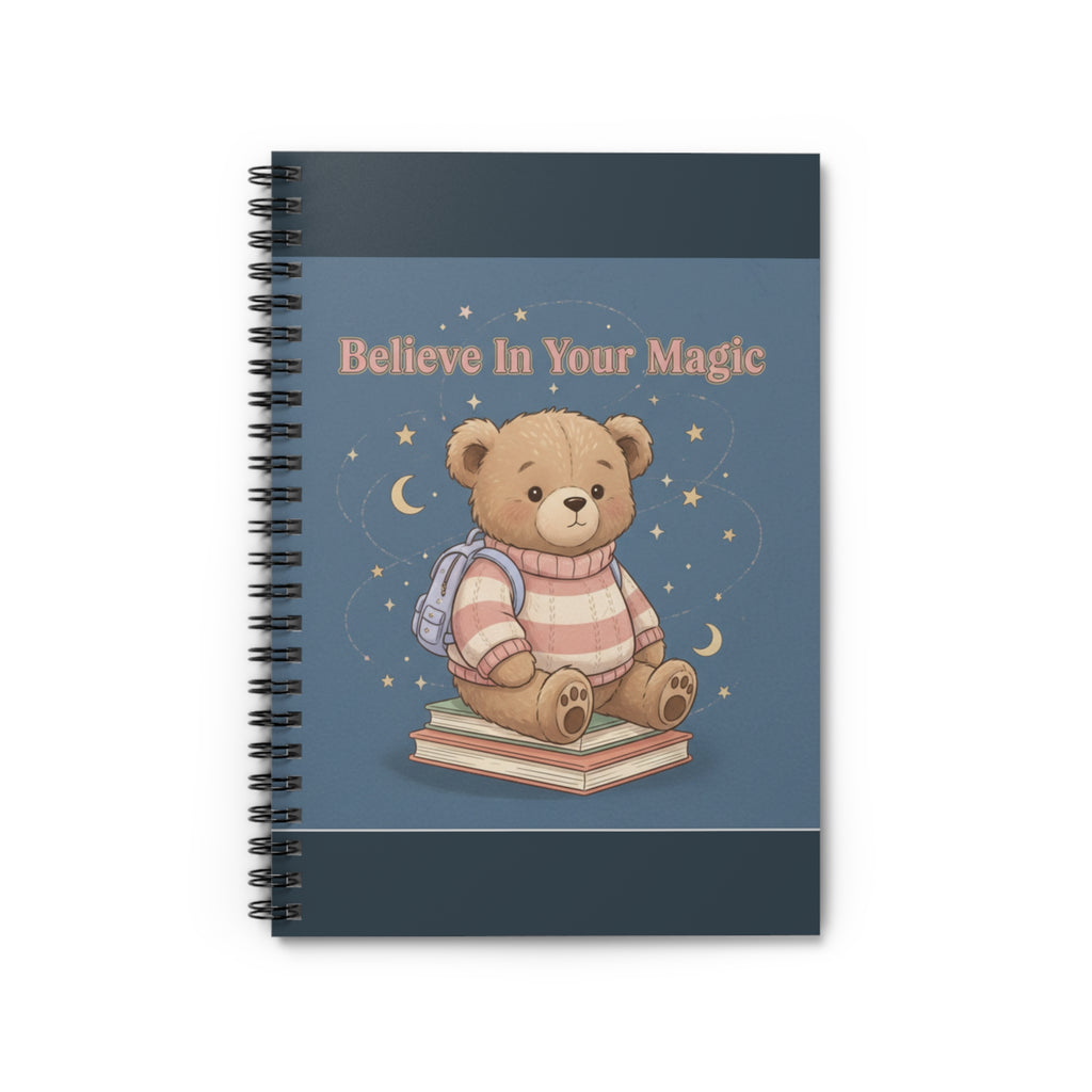 Bear Spiral Notebook – Believe in Your Magic