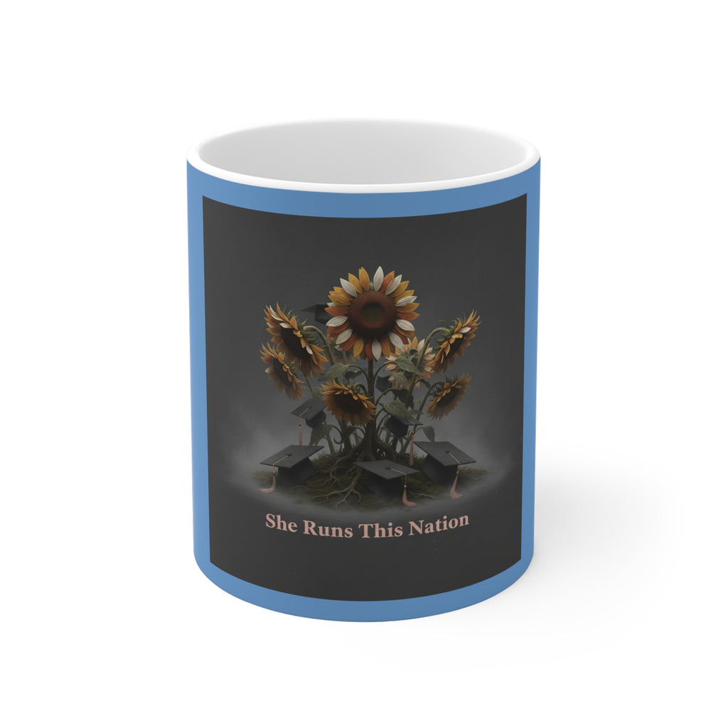 Sunflowers Mug 11oz – She Runs This Nation