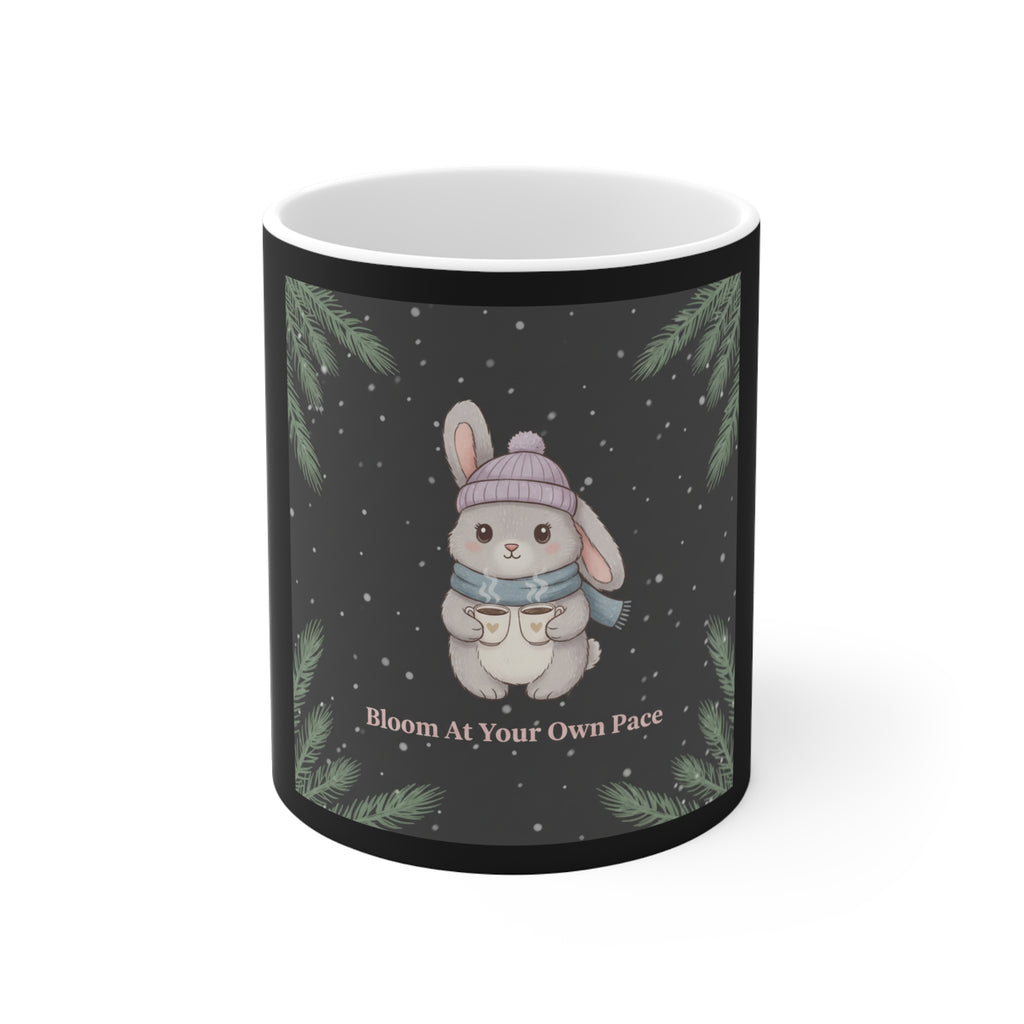 Bunny Mug 11oz – Bloom at Your Own Pace