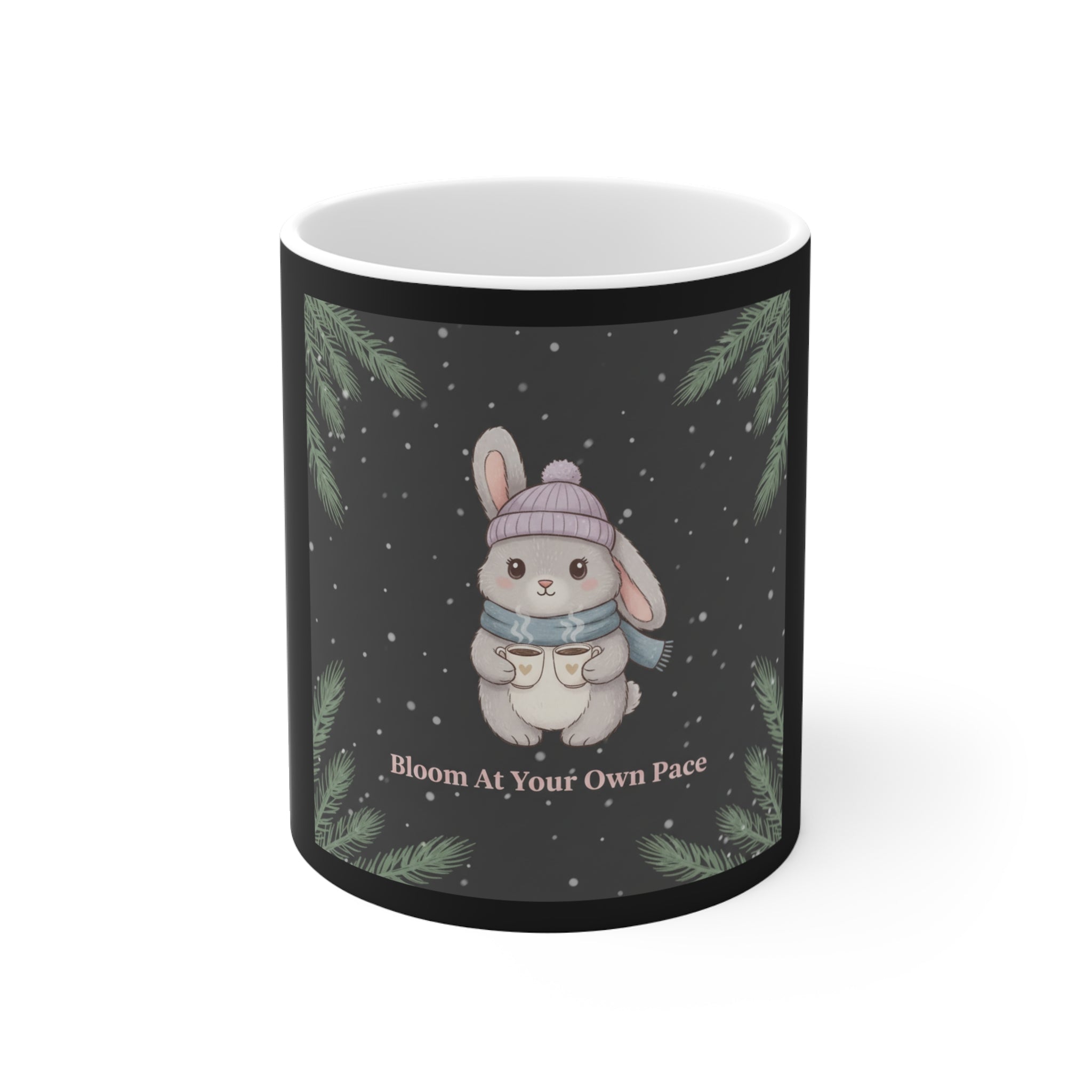 Bunny Mug 11oz – Bloom at Your Own Pace