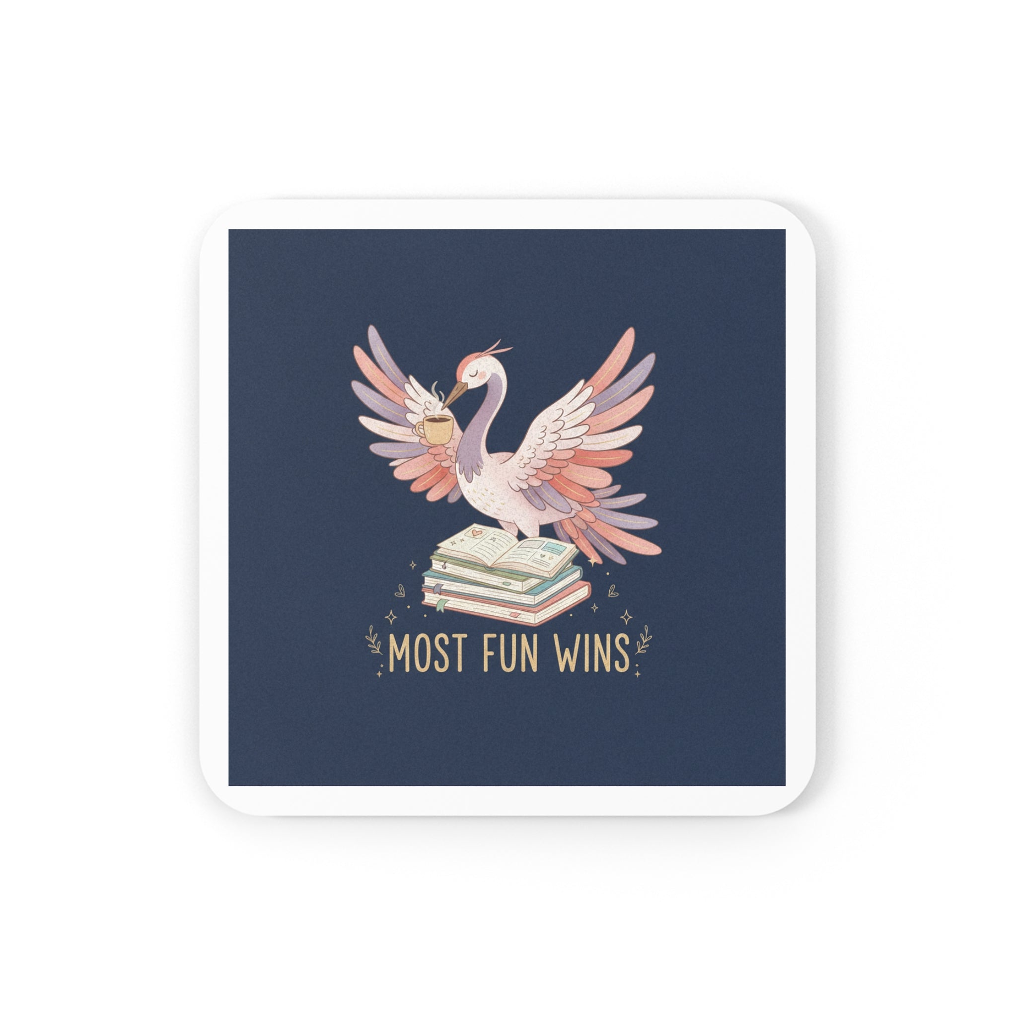 Crane Cork Coaster – Most Fun Wins