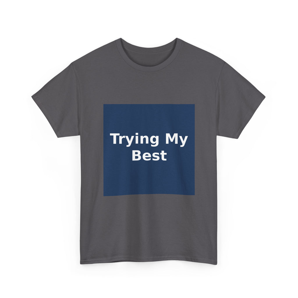 "Trying My Best" Black Cat Kids Tee | College Girl Gift | Fashion | KayKay Classics