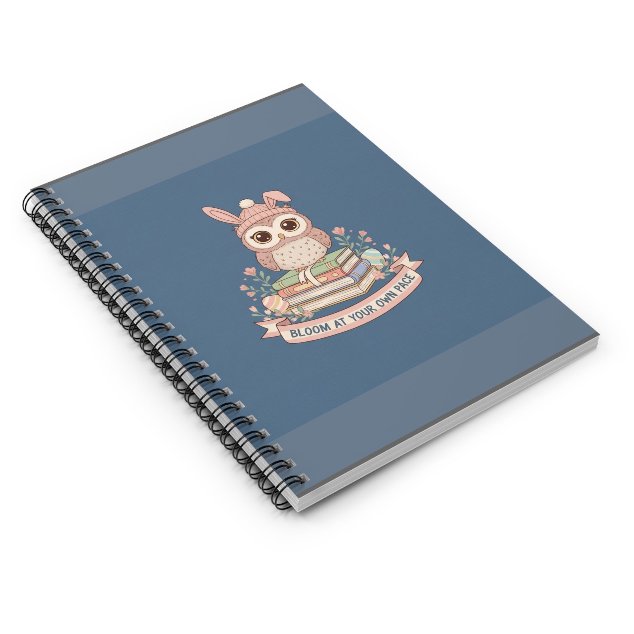Bunny Spiral Notebook – Bloom at Your Own Pace