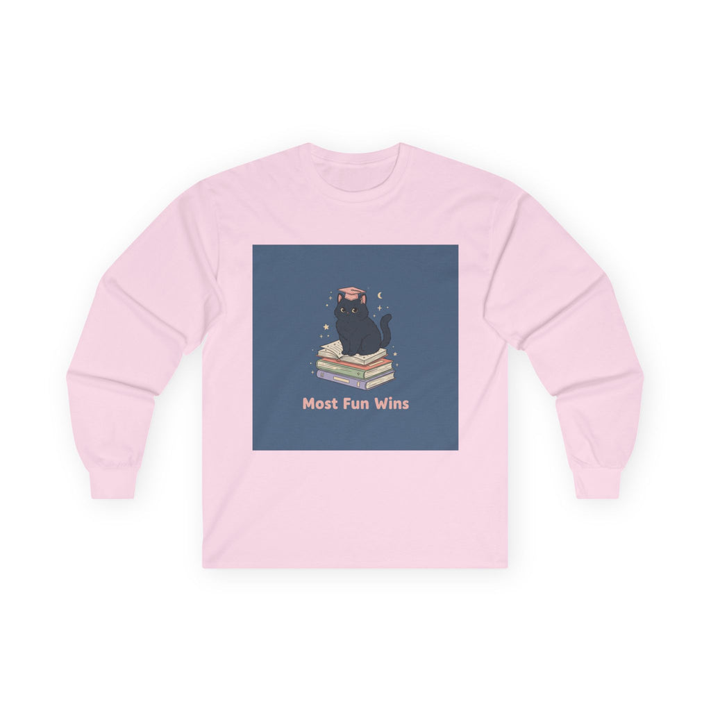 Black Cat Long Sleeve Tee – Most Fun Wins