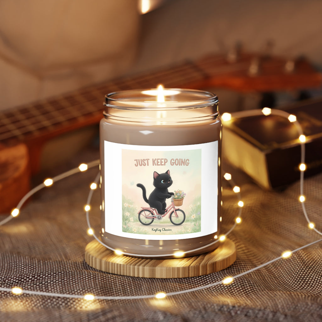 JUST KEEP GOING Cat Scented Candle
