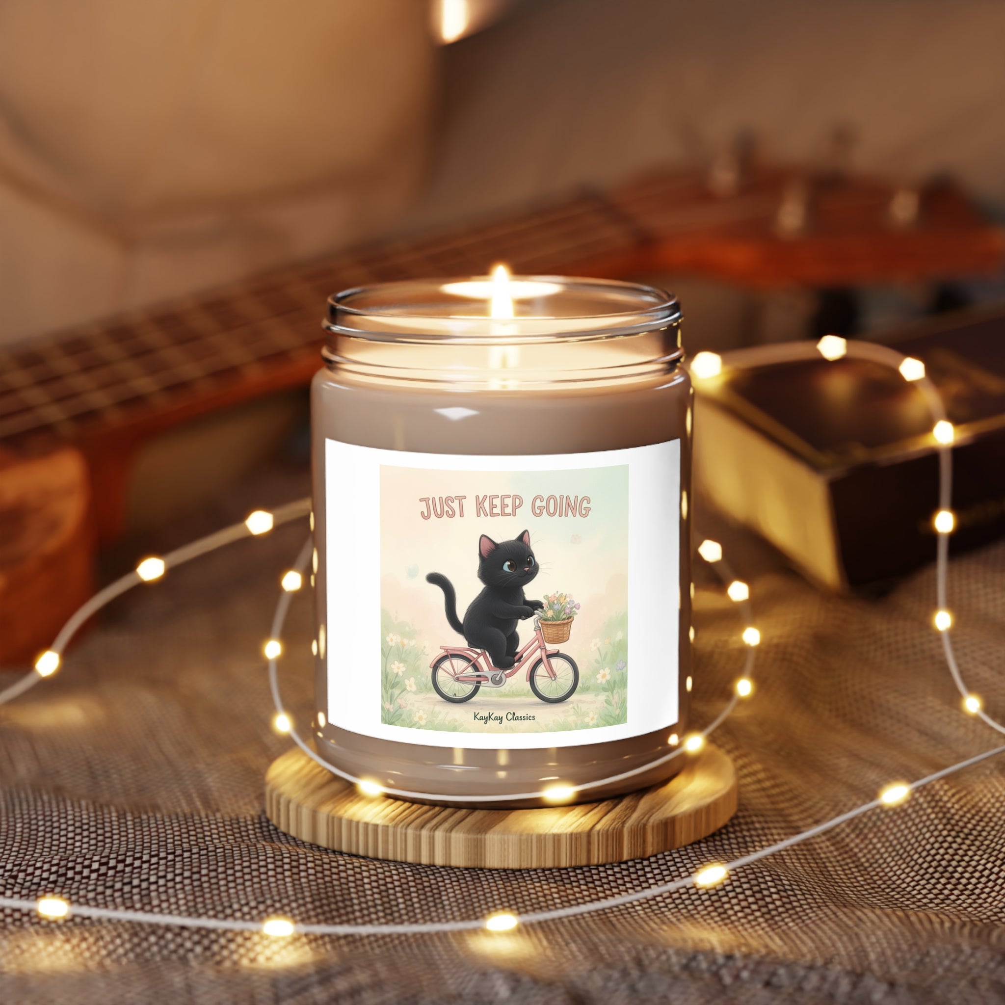 JUST KEEP GOING Cat Scented Candle