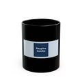 "Respira bonito" Black Cat Black Mug | College Girl Gift | Fashion | KayKay Classics