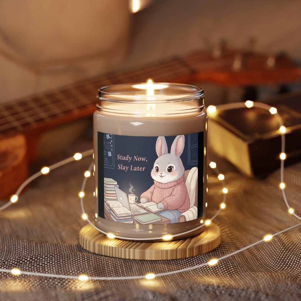Rabbit Scented Candle – Study Now, Slay Later