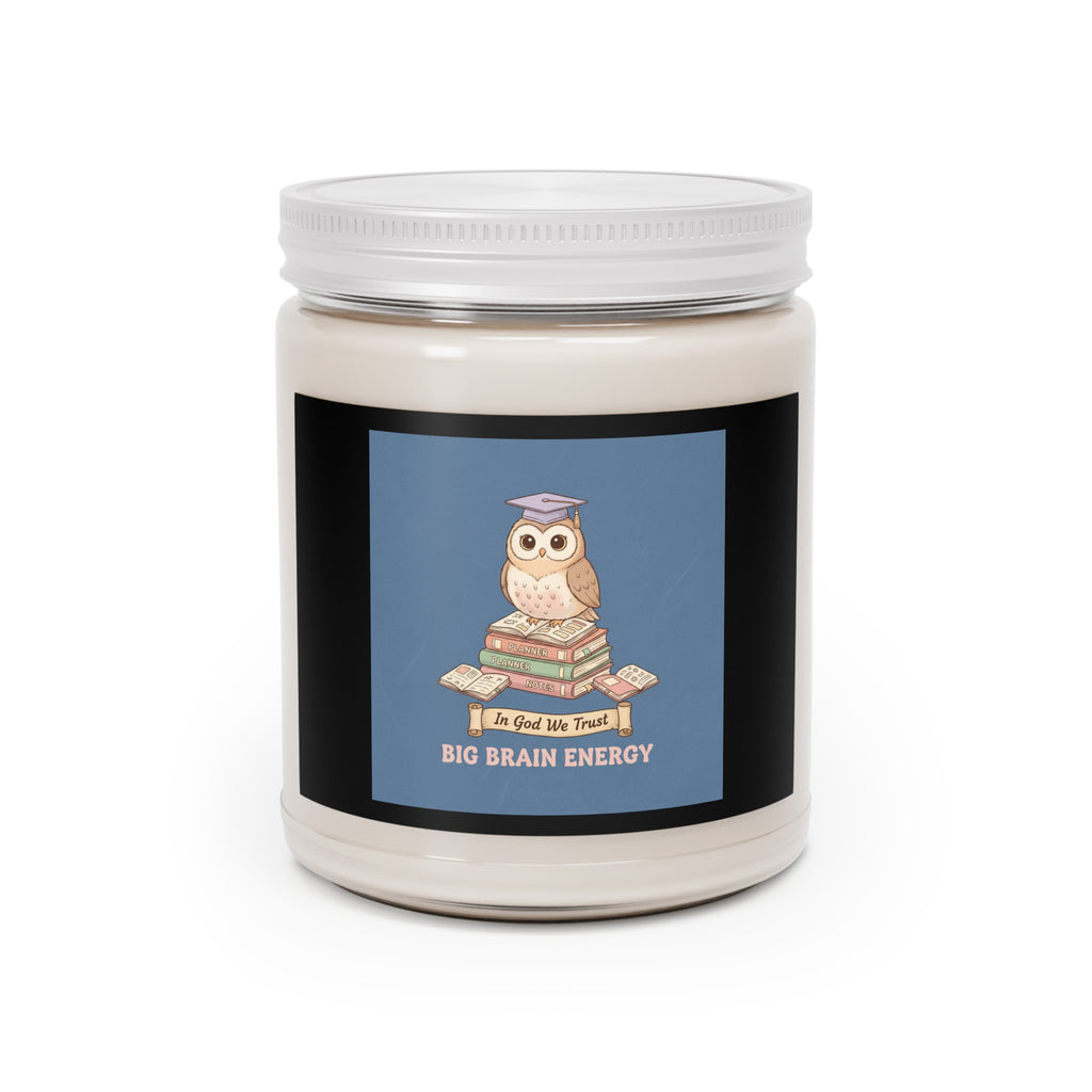 Owl Scented Candle – In God We Trust