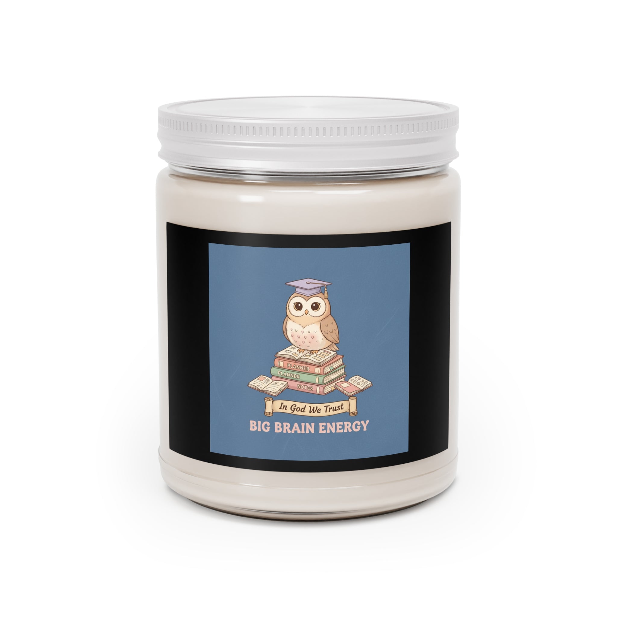 Owl Scented Candle – In God We Trust