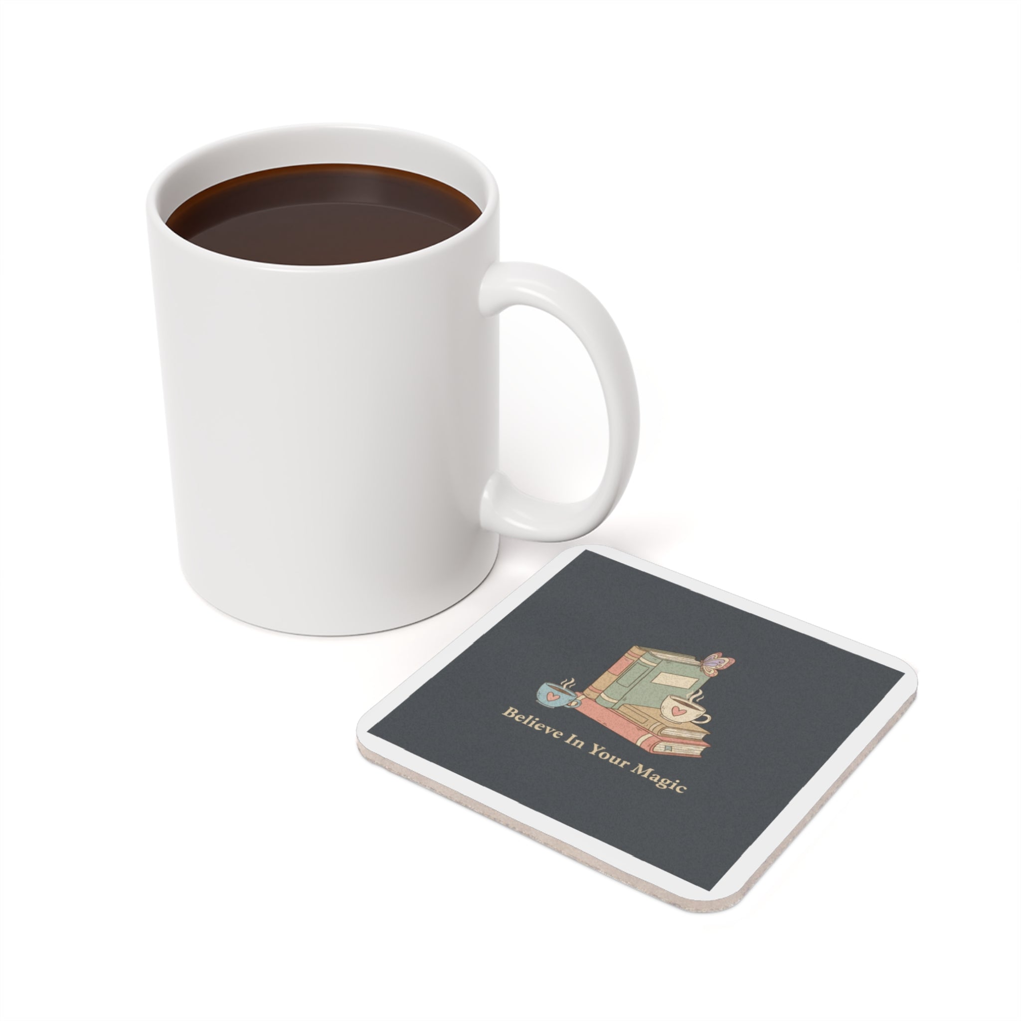 Butterfly Cork Coaster – Believe in Your Magic