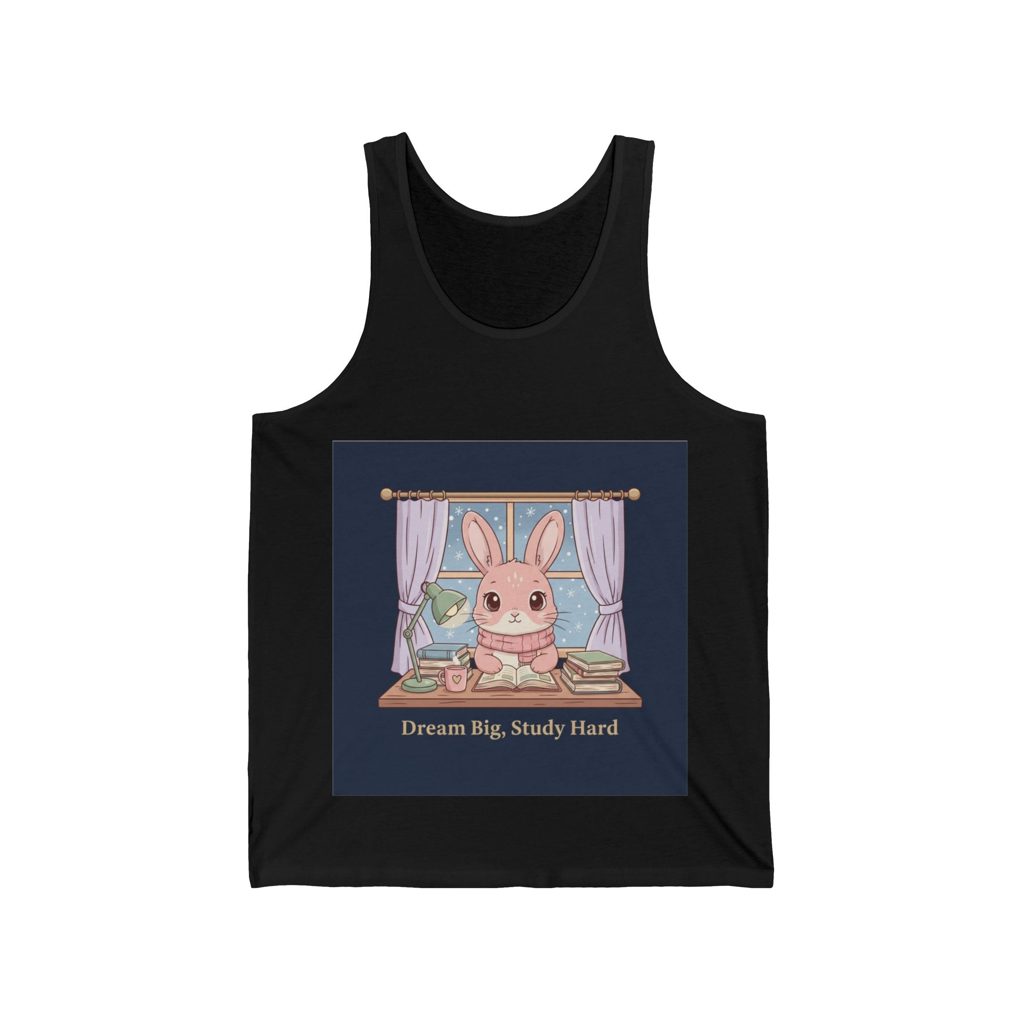 Bunny Tank Top – Dream Big Study Hard