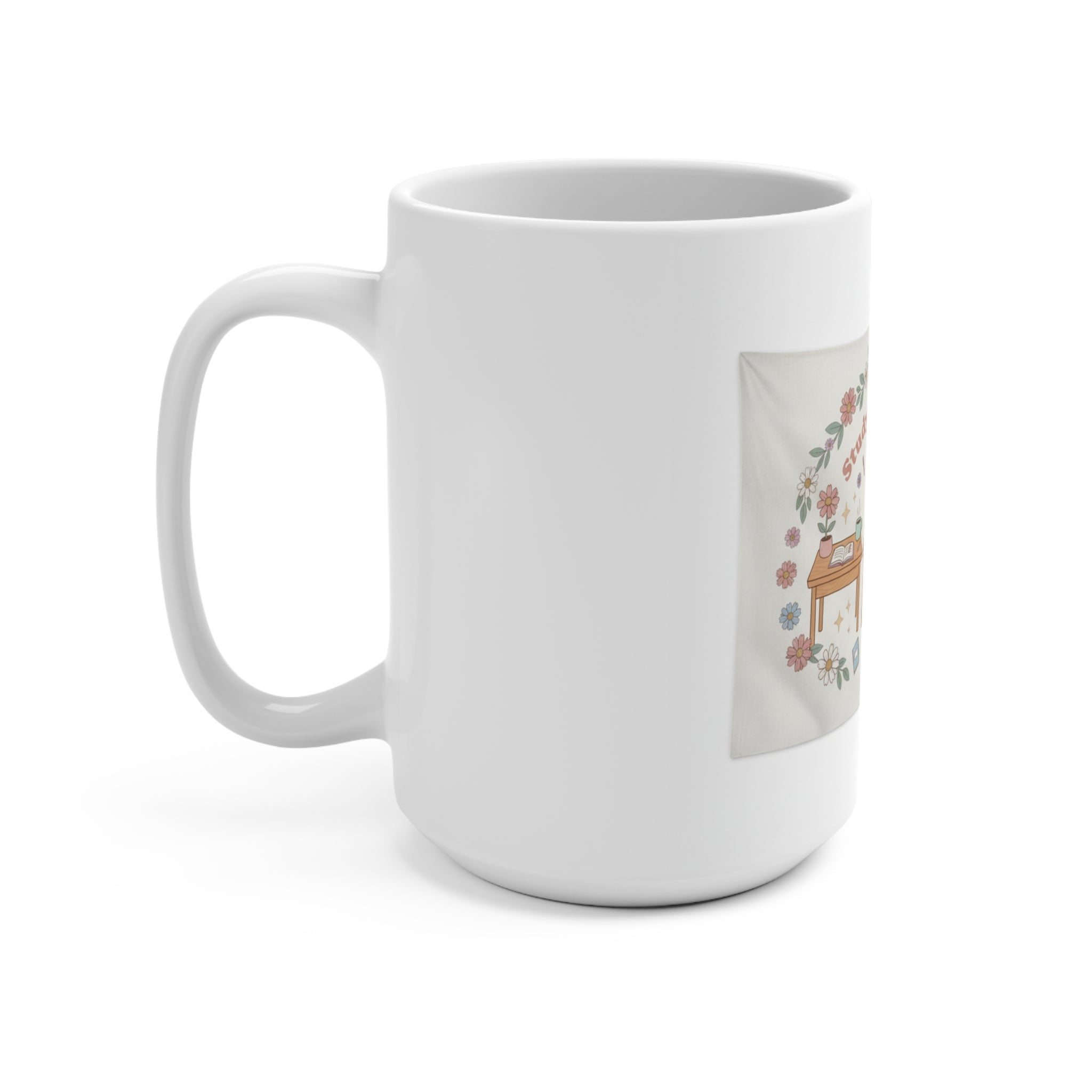 Study Buddy Vibes Mug 15oz