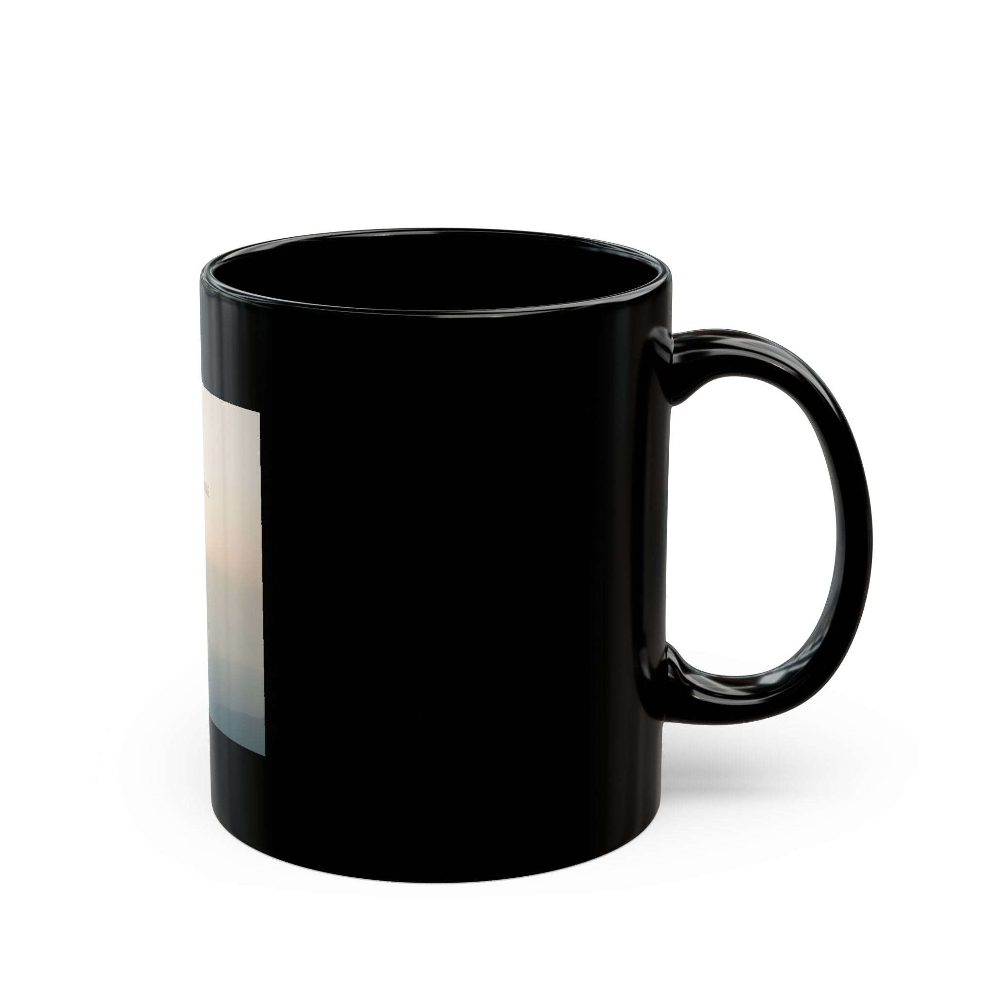 ONE DAY AT A TIME Black Mug