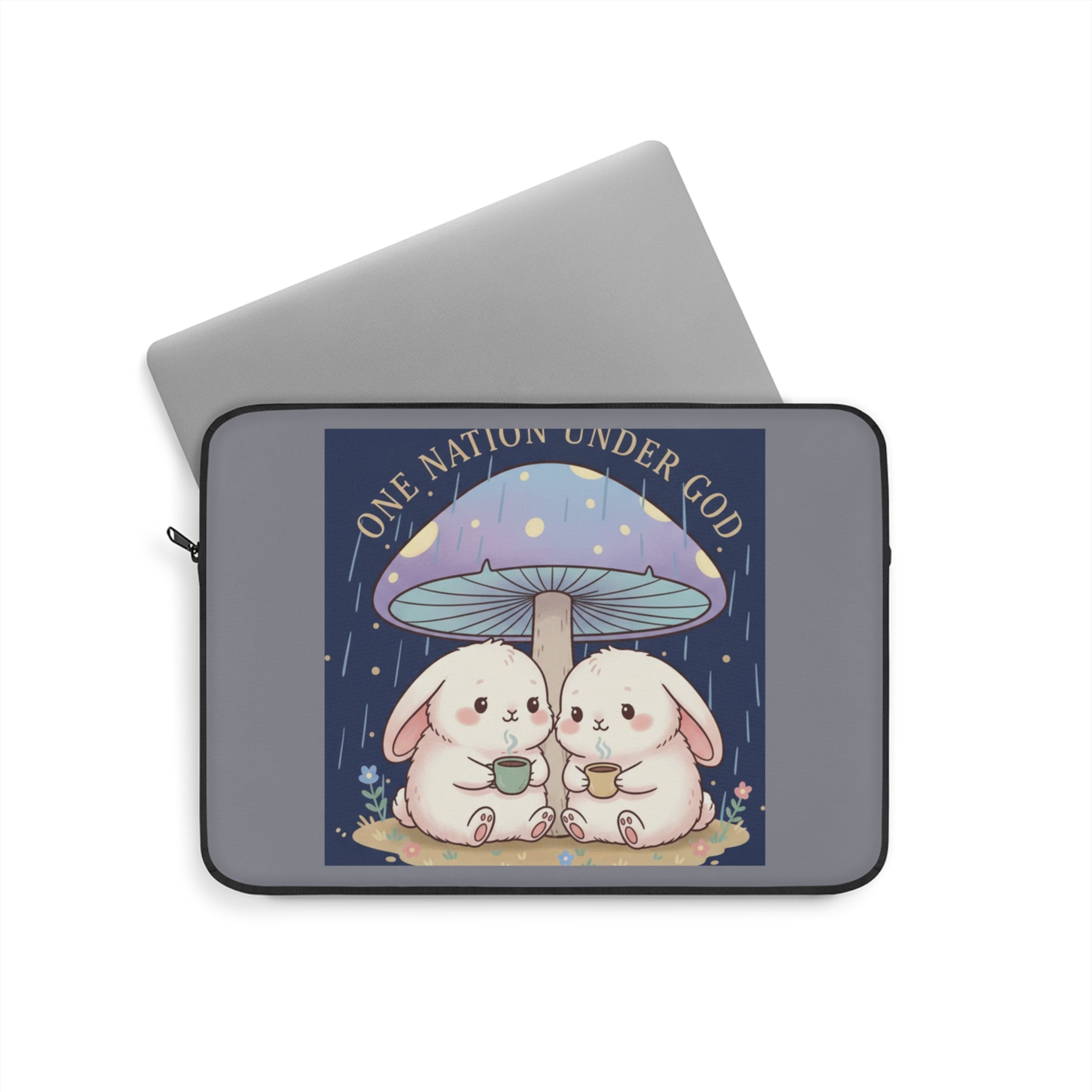 Two Cute Bunnies Laptop Sleeve – One Nation Under God