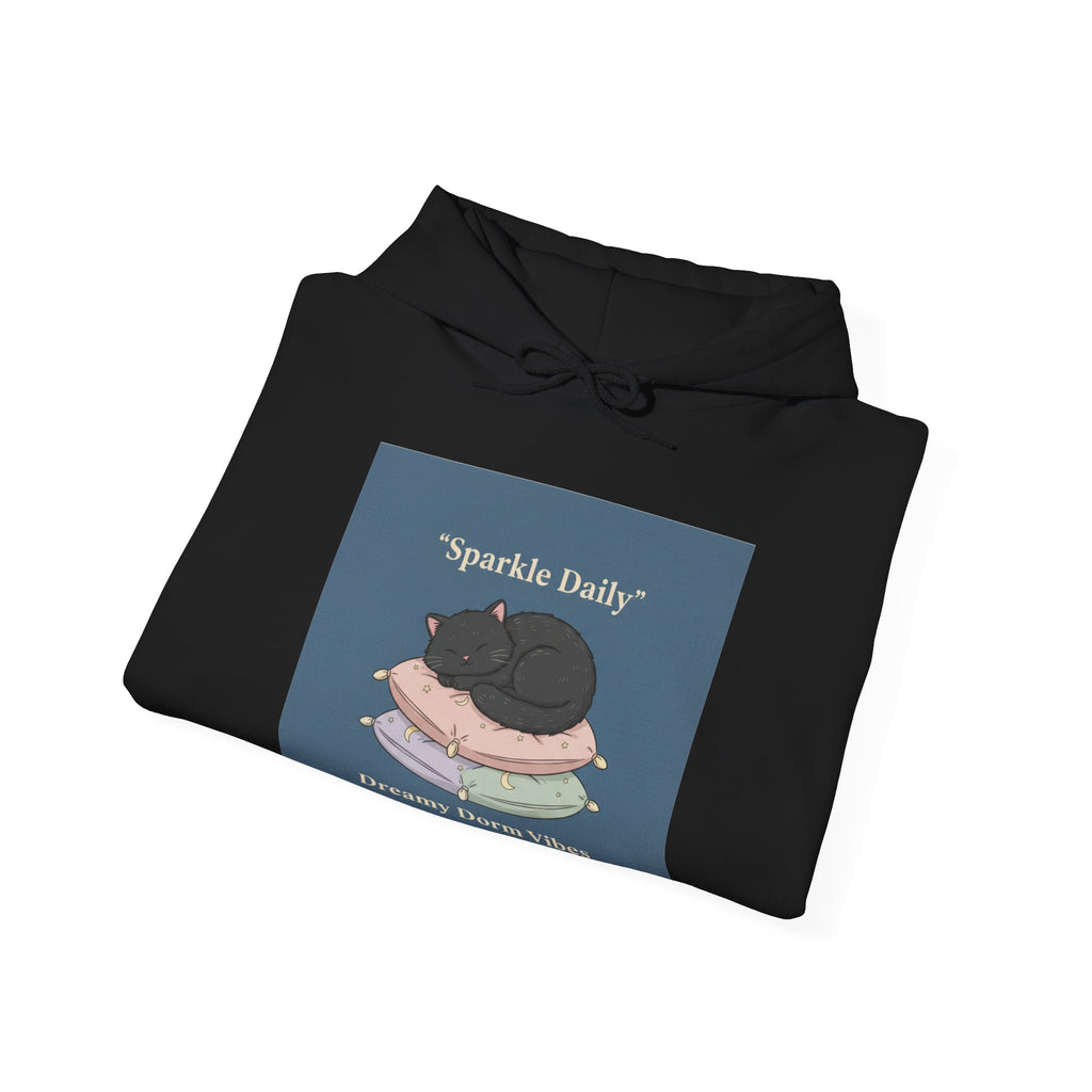 Black Cat Hoodie – Sparkle Daily Dreamy Dorm Vibes