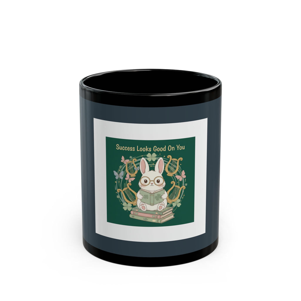 Butterflies Black Mug 11oz – Success Looks Good on You