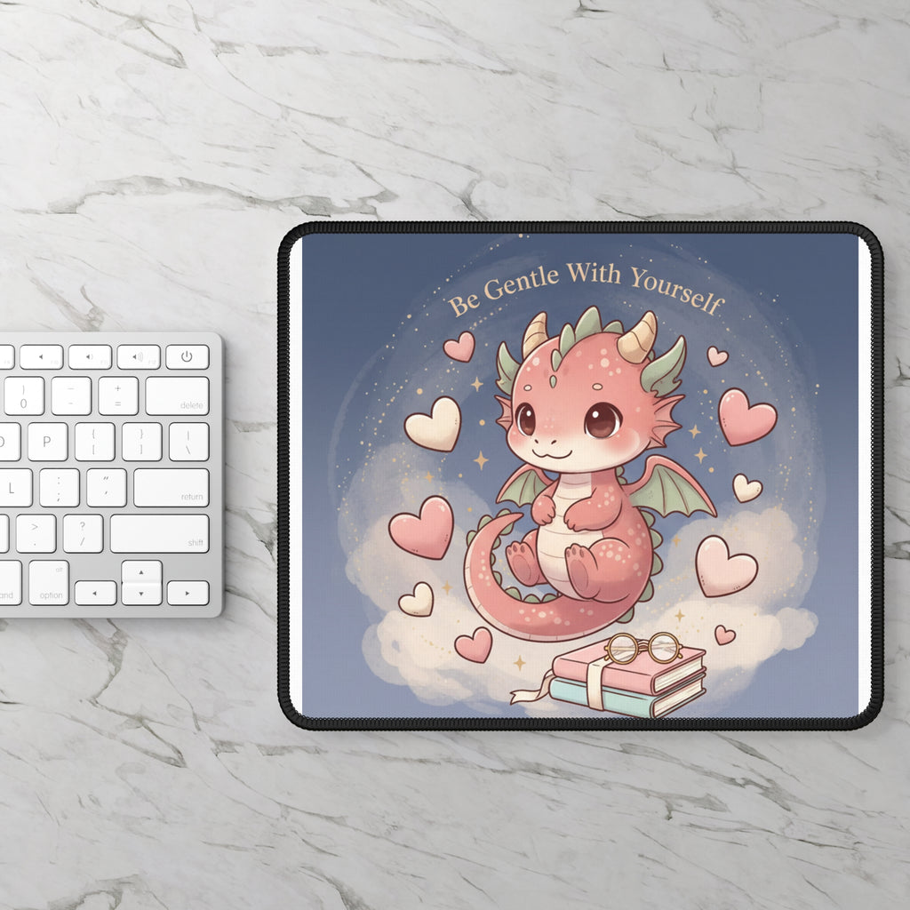 Cats With Glasses Mouse Pad – Be Gentle With Yourself