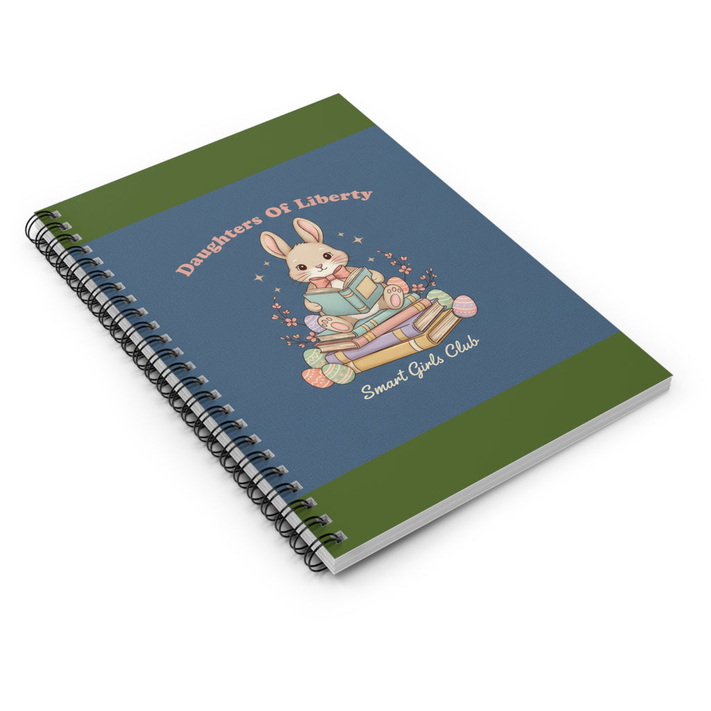 Bunny Spiral Notebook – Daughters of Liberty Smart Girls Club