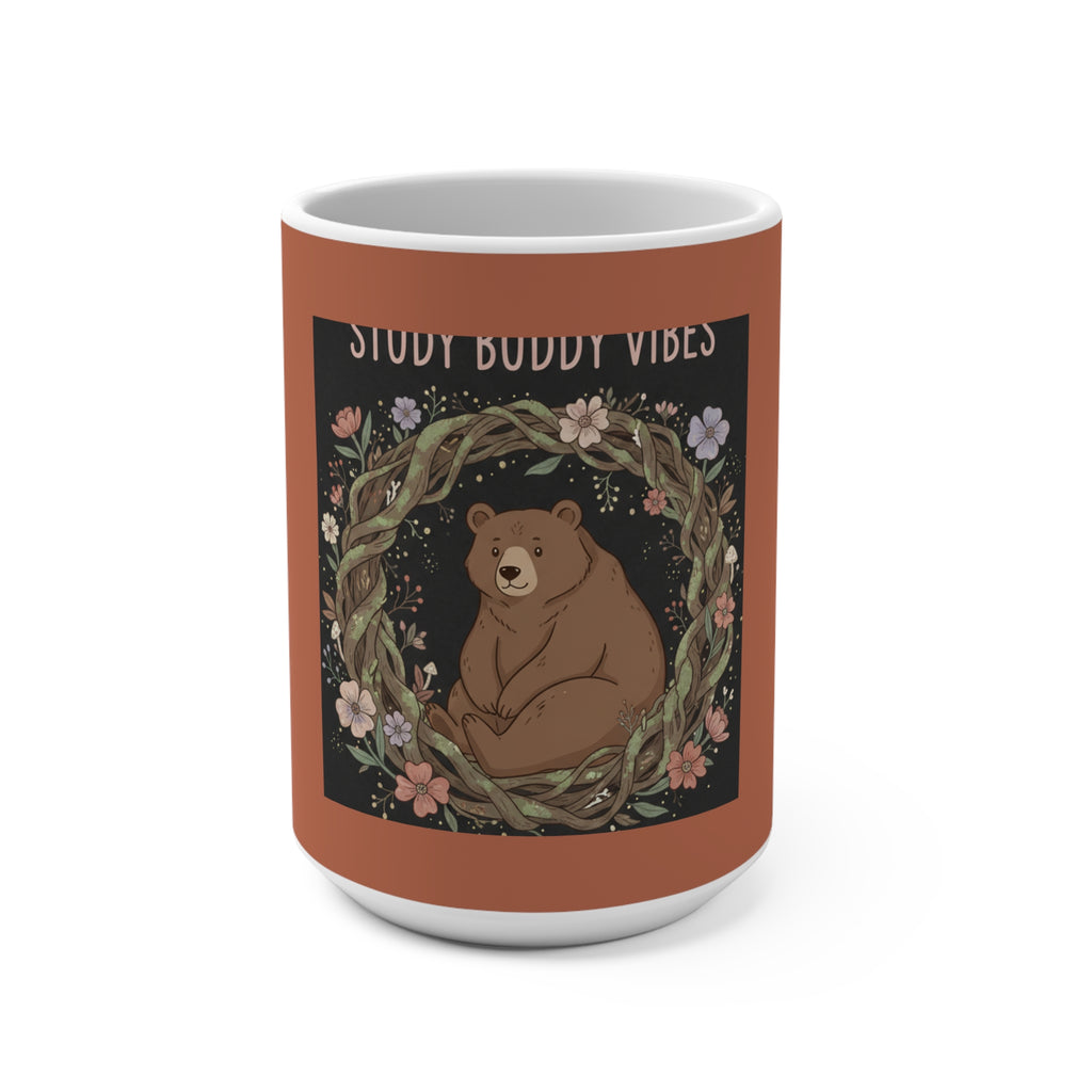 Bear Mug 15oz – Study Buddy Vibes